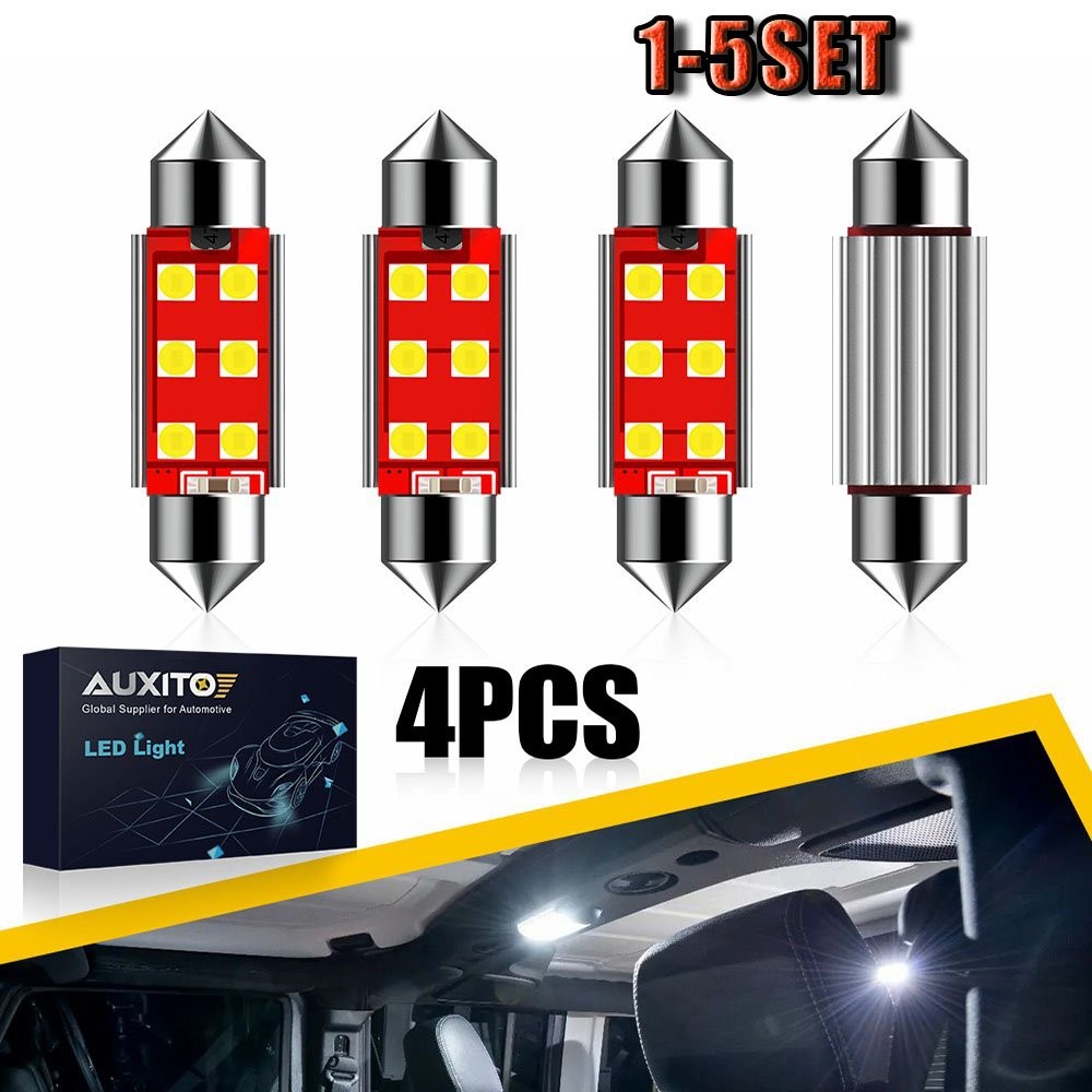 White Super Bright Canbus Error Free 578 Festoon LED Bulb 41mm LED Bulb 4-20x