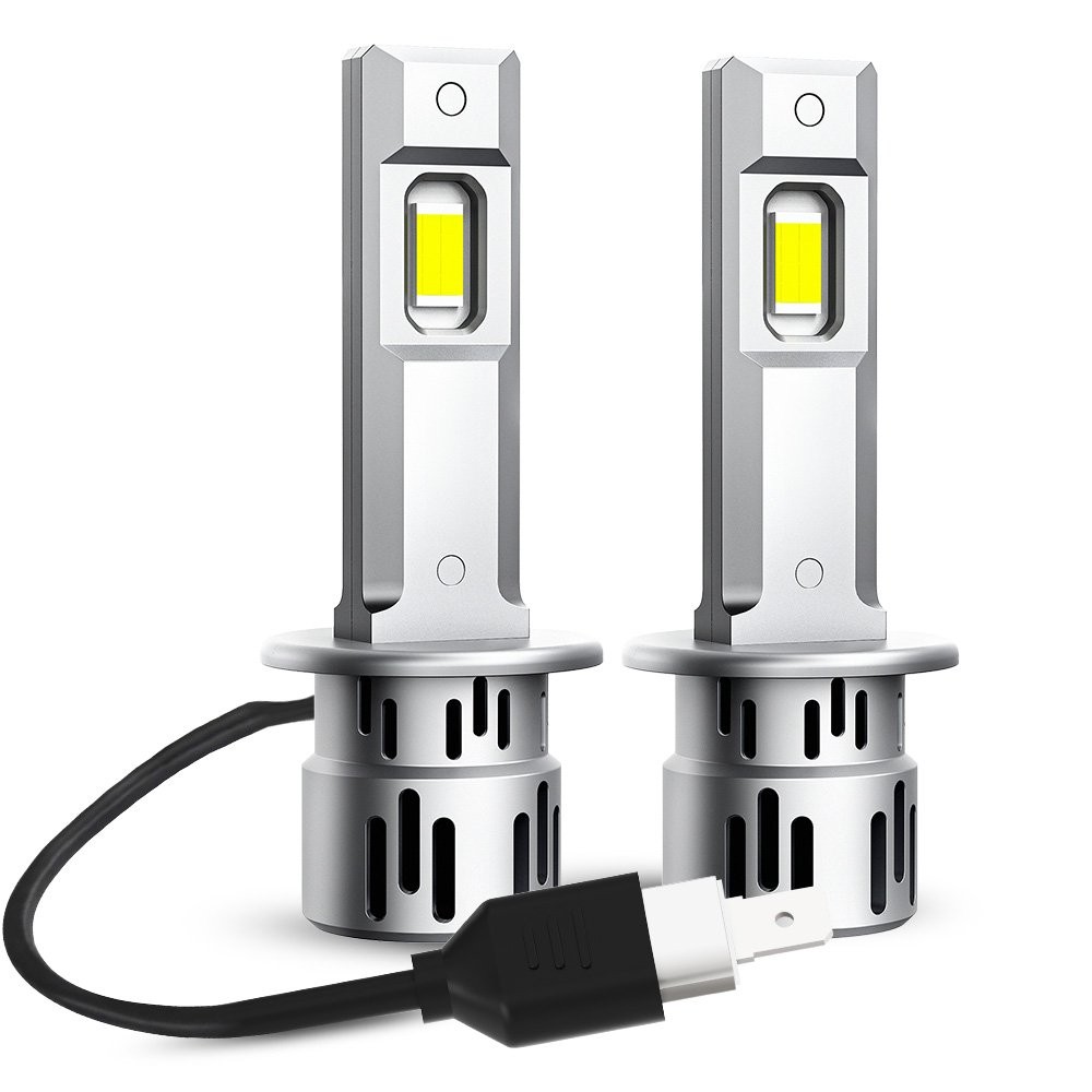 H1 LED Headlight Kit Bulbs High Low Beam 10000K Super White 30000LM Combo 2 10s