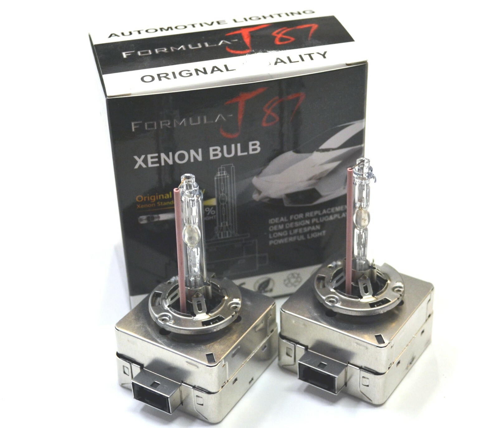 HID Xenon D3S Two Bulbs Head Light 4300K Stock Bi-Xenon Replace Lamp Low Beam
