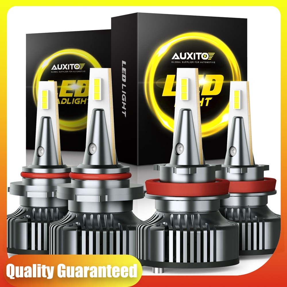AUXITO LED 9005 H11 Combo Bulb Headlight High Low CANBUS Beam Super White USA