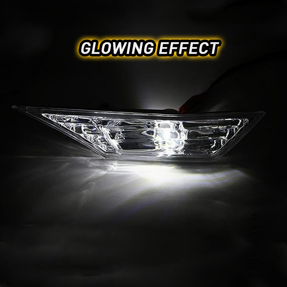 LED Side Marker Light for 2016-2021 Honda Civic Sedan/Hatchback/Coupe Clear Lens