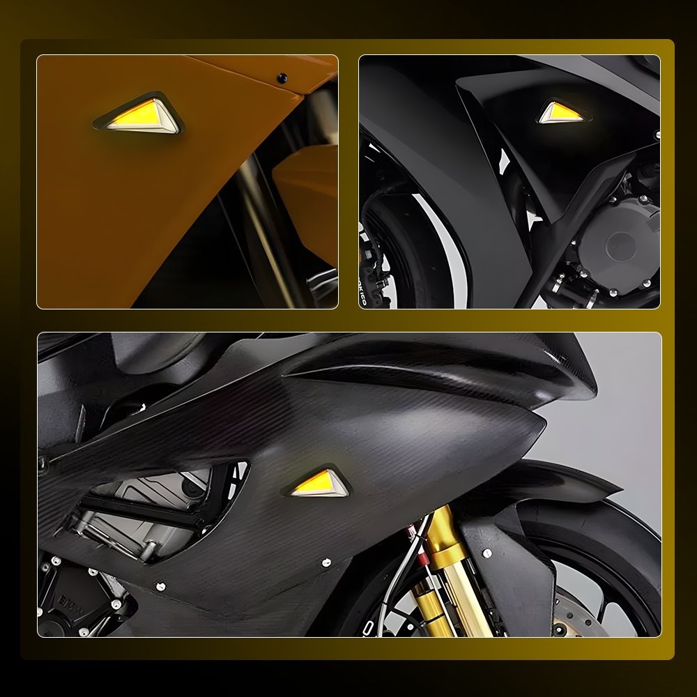 Turn Signal Light Smoke Flush Mount LED Blinker For Yamaha YZF R1 R6 R6S 4-20X