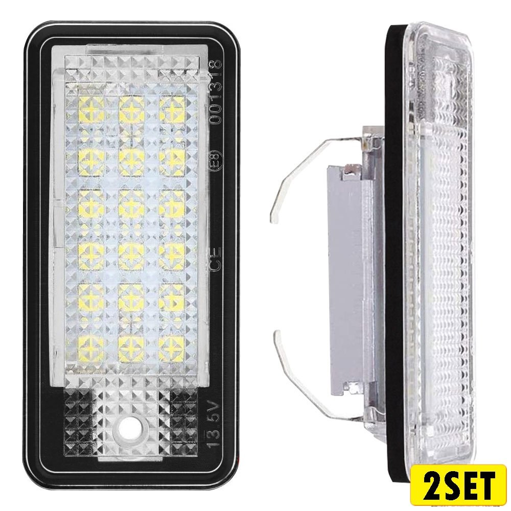 4x LED CANBUS License Light Plate For Audi A3 S3 A4 A6 S4 S6 A8 B6 S8 Q7 RS4 RS6