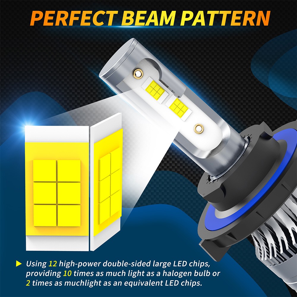 2pc For Chevrolet Cruze Limited 2016 LED Headlight Replacement Bulb Cold White