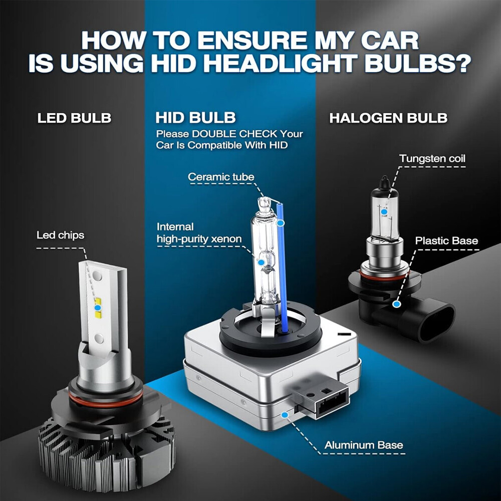 2pcs D3S 6000K 42403 42302 66340 66340HBI HID Xenon Headlight Bulbs Set NEW
