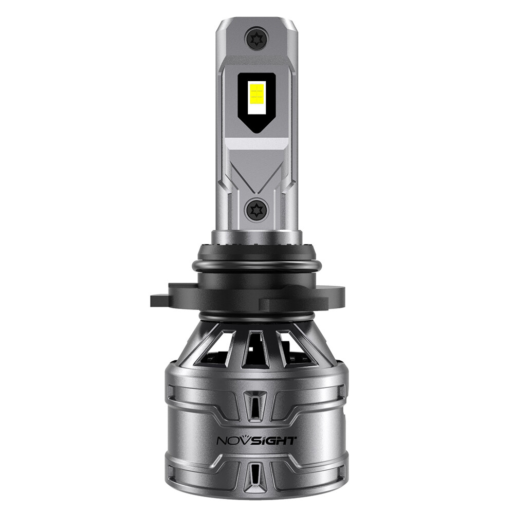 NOVSIGHT HB3/9005+H11 LED Headlight High Low Beam Bulbs 6500K 60W Super Bright