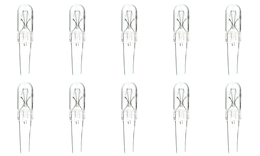 10 pcs #168E Lamp Auto Bulb (#168 with wire terminals) 14V 4.9W 0.35A