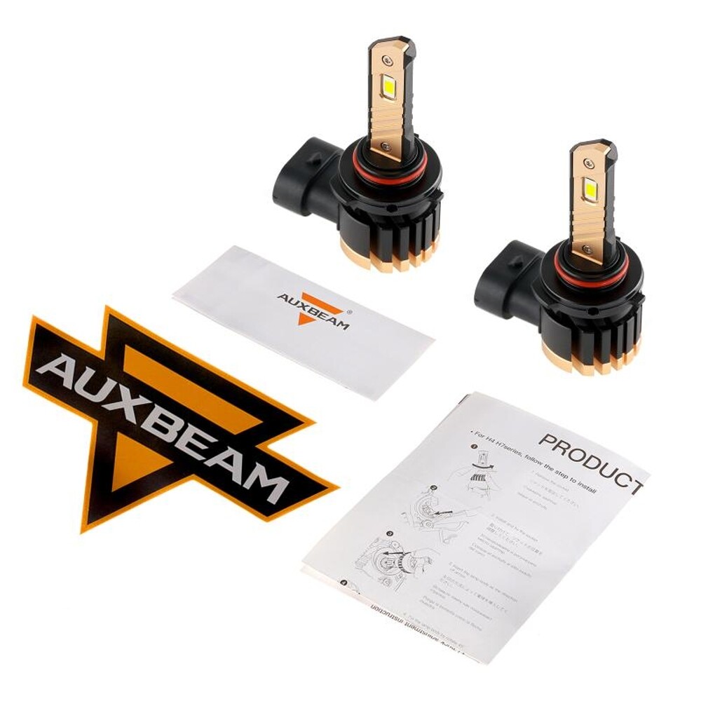 For Chevy Silverado 1500 2500 HD 2004-06 AUXBEAM Canbus LED Headlight+Fog Lights