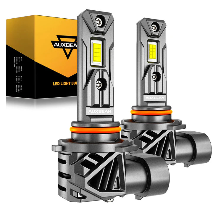 90W 9005 LED Headlight Bulbs High Power Plug & Play Conversion Kit W/Cooling Fan