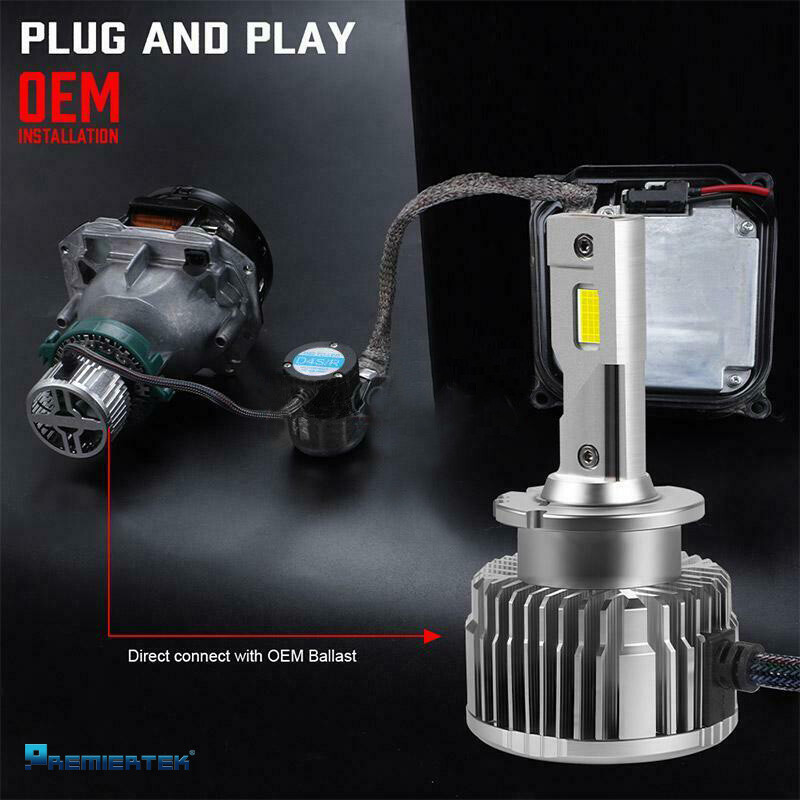 D4S D4R LED Headlight Kit Bulbs 180W 20000LM 6000K White HID Conversion Lamp