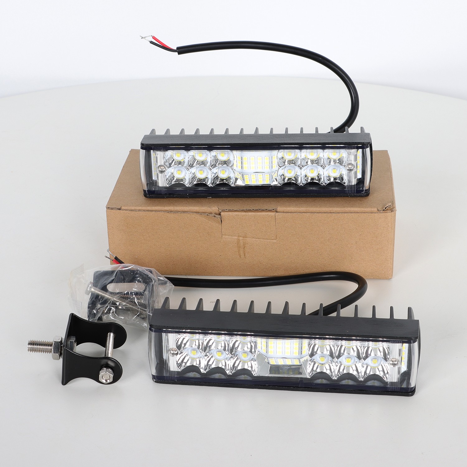 2X 6inch LED Work Light Bar Spot Pods Fog Lamp Offroad Driving Truck 4WD SUV ATV