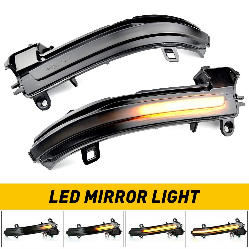Smoked Turn Signal Lamp LED Side Mirror Light For BMW 4 3 2 1 Series F30 F35 E