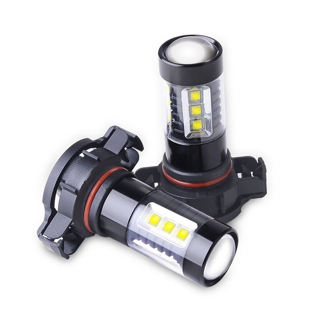 Lamp LED H16 5202 Fog DRL Light Super Bulb Bright 6000LM Amber Yellow 2/10x