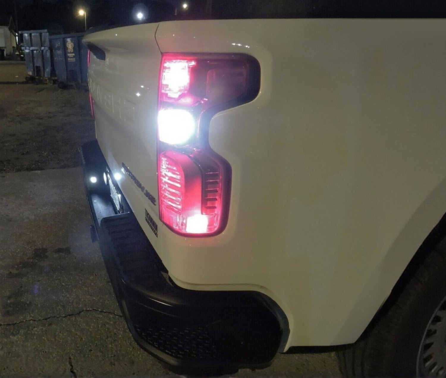 White 10-SMD 912 921 W16W LED Backup Reverse Lights For Chevy 2014-up Silverado