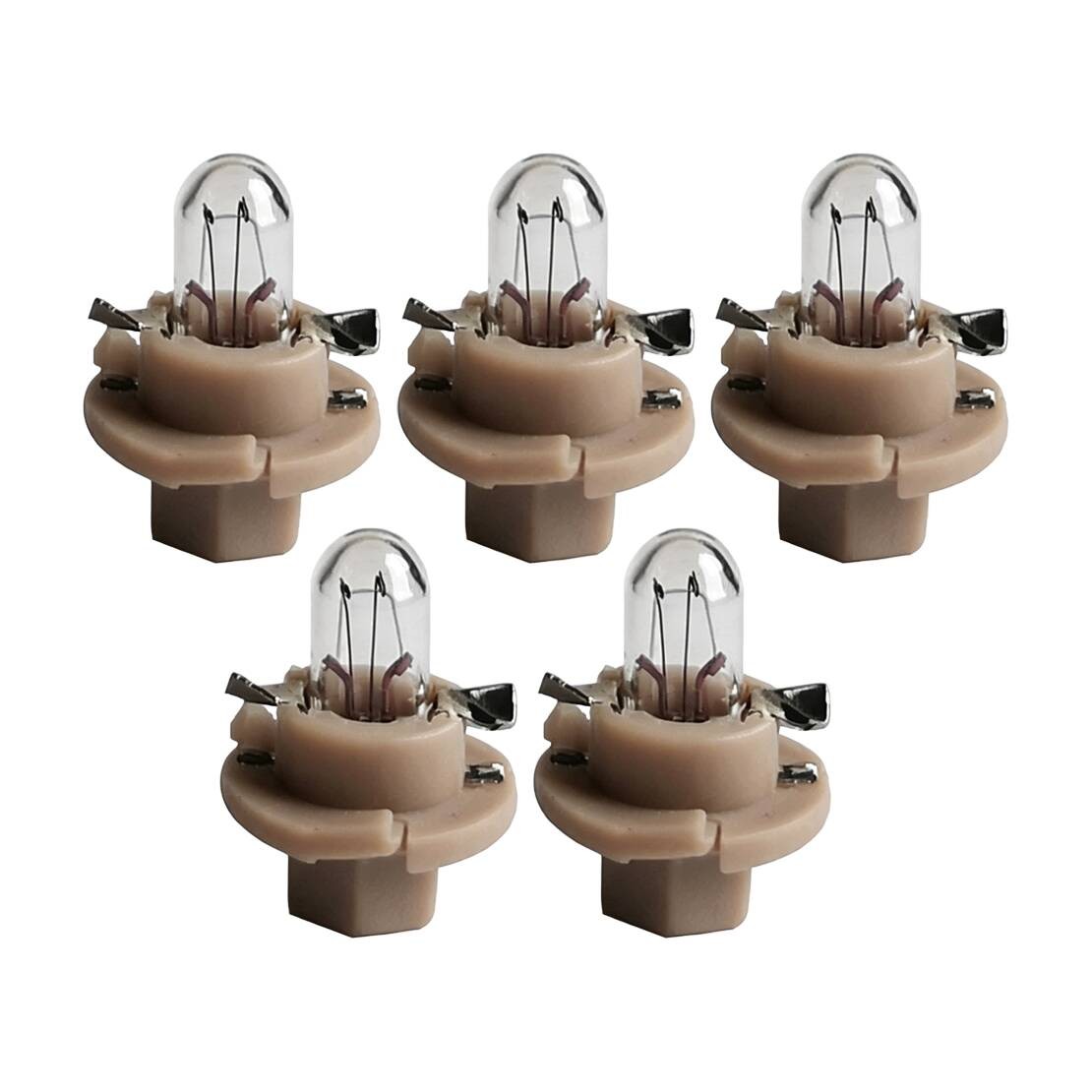 Aftermarket Bulbs Set of 5 Perfect fit for Universal 1.5W 12V 8.4d Professional