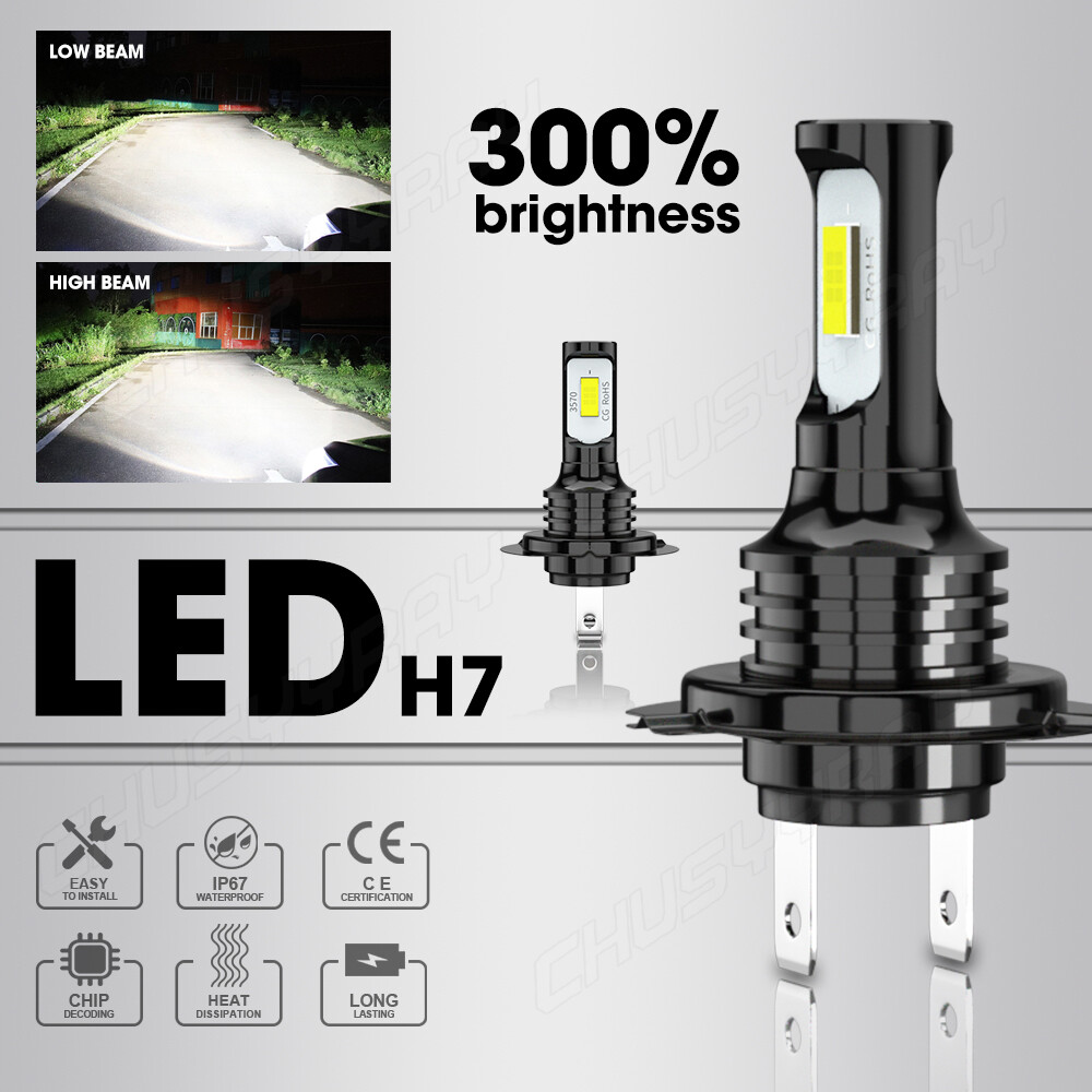 For Yamaha Yzf R1 2004-2008 2009 2010 2011 2012 2013 2014 H7 LED Headlight Kit
