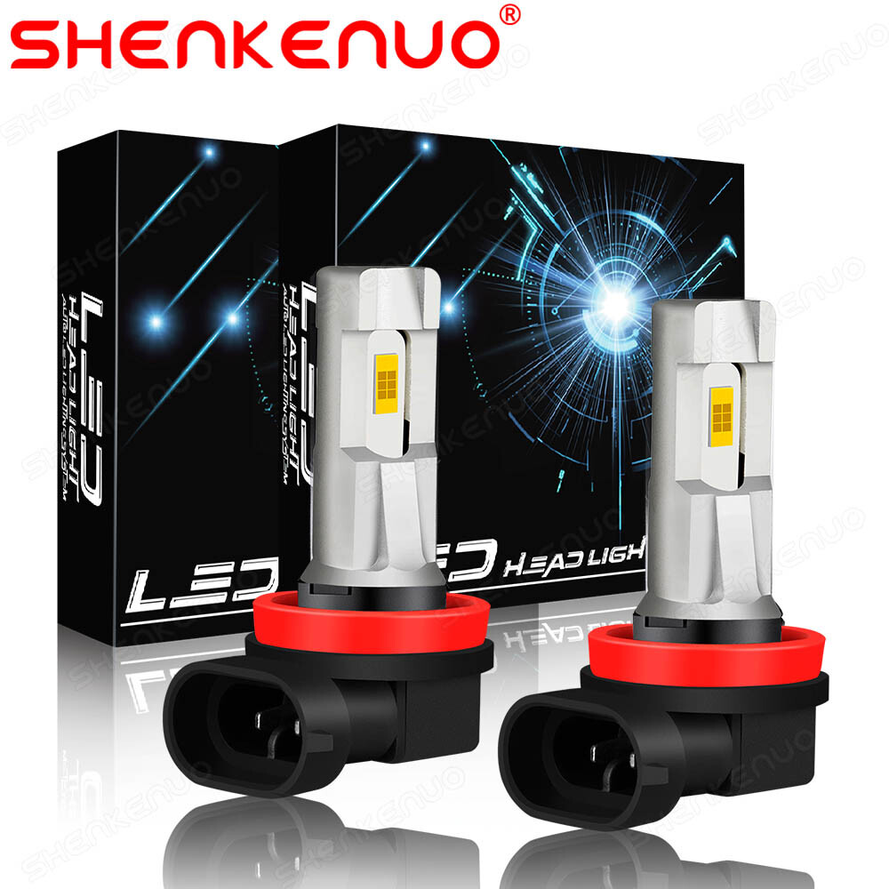 H11 LED Headlight Bulb White 2X For 2004-2015 Volvo VNL Semi Truck High/Low Beam
