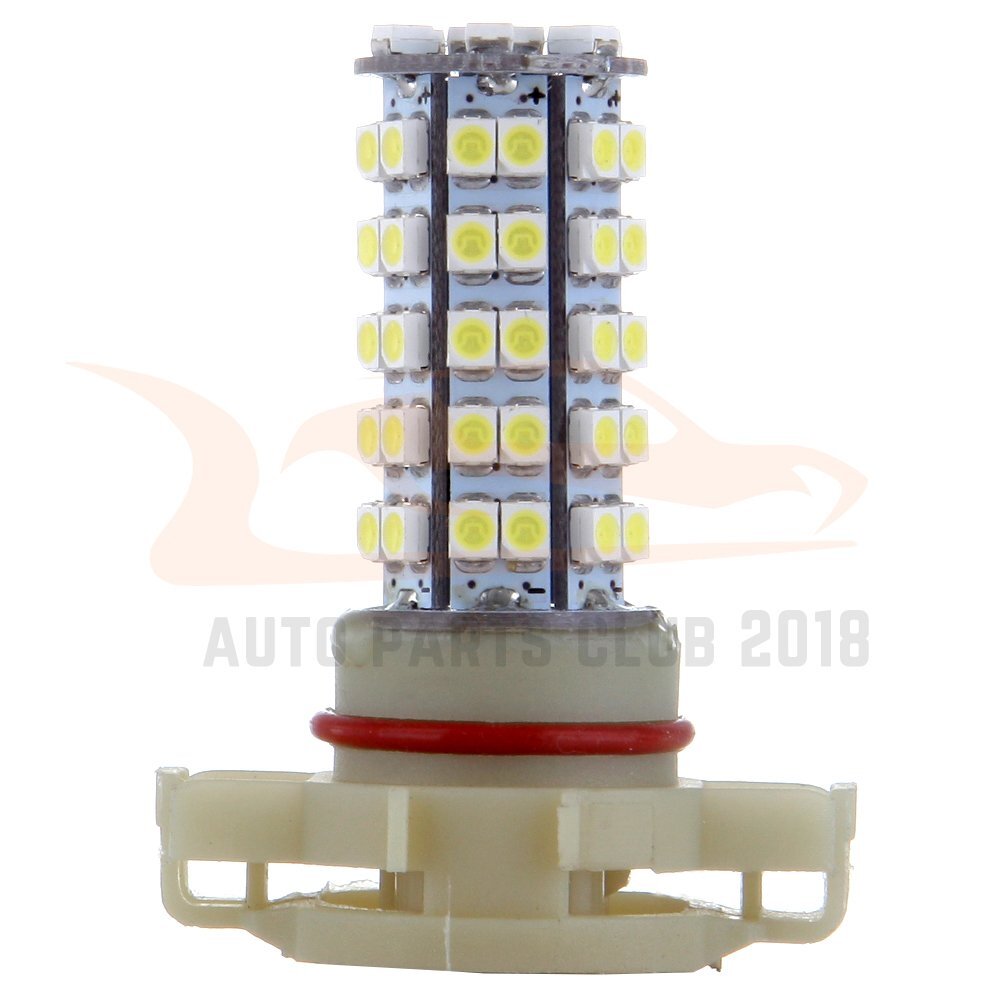 2x White H16 5202 LED Epistar 68 SMD Bulb For Fog Driving Daytime Running Light