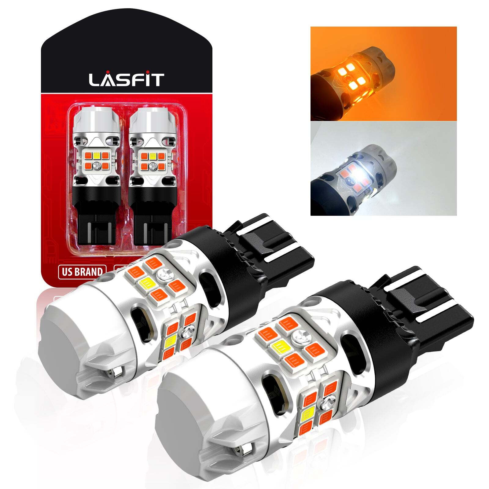 LASFIT T15 921 7443 Led Backup Front Turn Signal Light Bulb for Ram 1500 2025