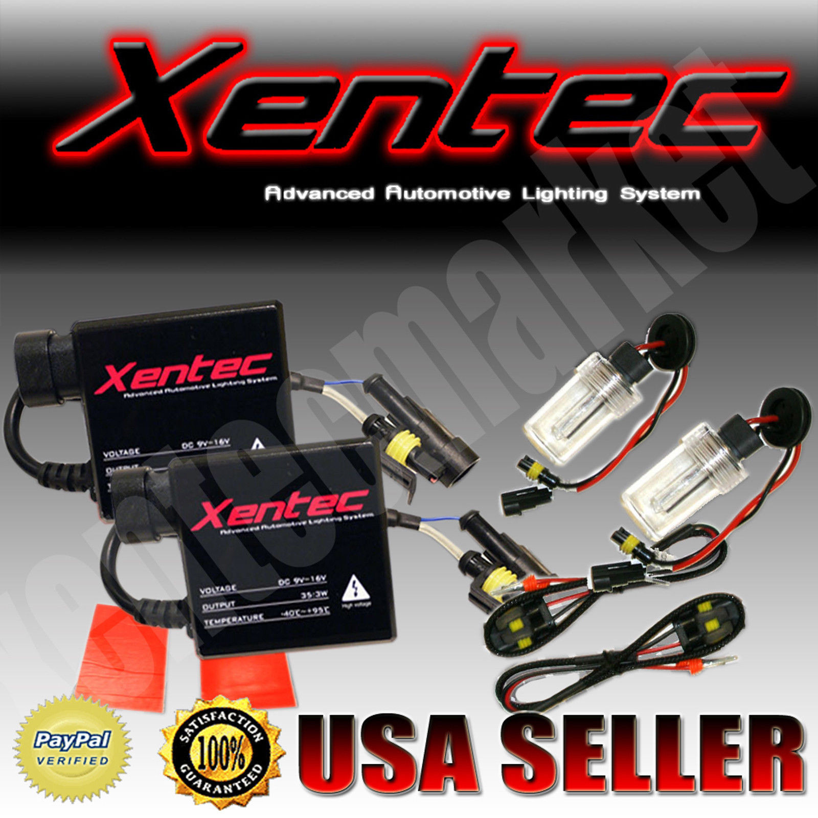 HID KIT Xenon 9004 HB1 9007 HB5 Hi/Lo 6000K WHITE High Low Conversion Lights 6k