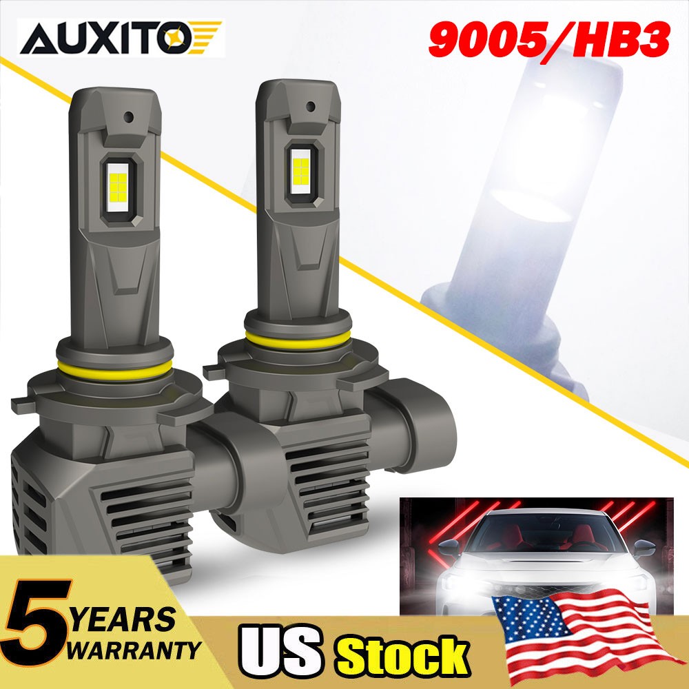 360° Bright 9005 HB3 LED Headlight Super White Bulbs 22000LM HIGH LOW Beam 6500K