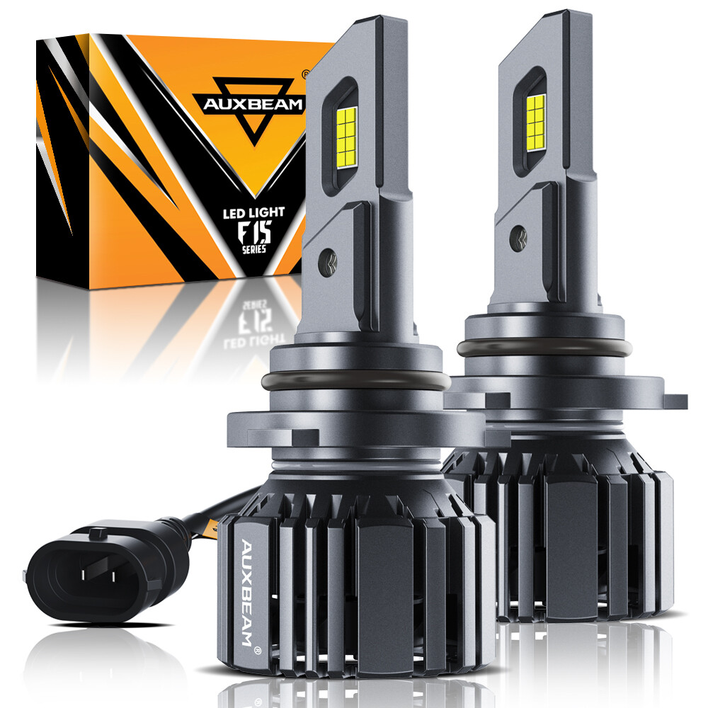 AUXBEAM 9006 LED Headlight Bulbs Conversion Kit Low Beam Bright Replace Halogen