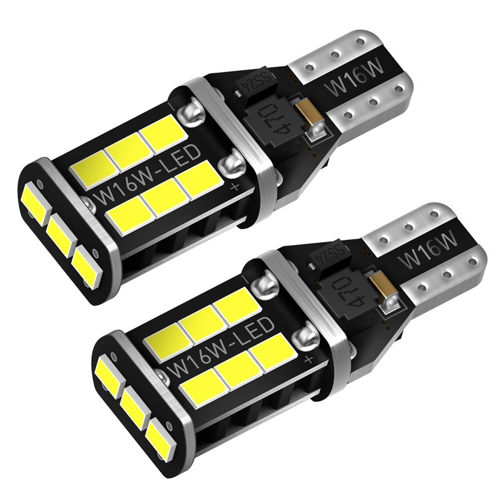 AUXITO 921 912 T15 LED Reverse Backup Light Bulb 2400LM 6500K Super Bright ED E