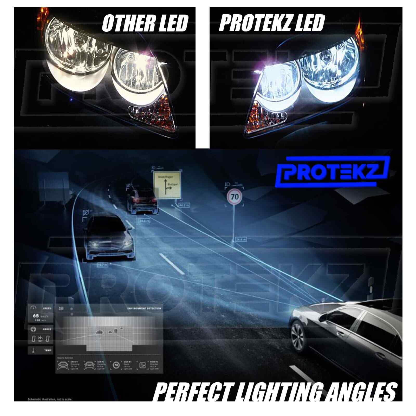 9012 H1R LED Headlight Kit 5Years Warranty Cooling Fan Hi Lo 800W 120000LM 6500K