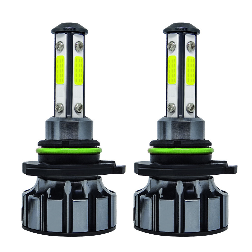 60x 4-Side Combo 9005+9006+H11 LED Headlight Fog Light Kits High Low Beam Bulbs