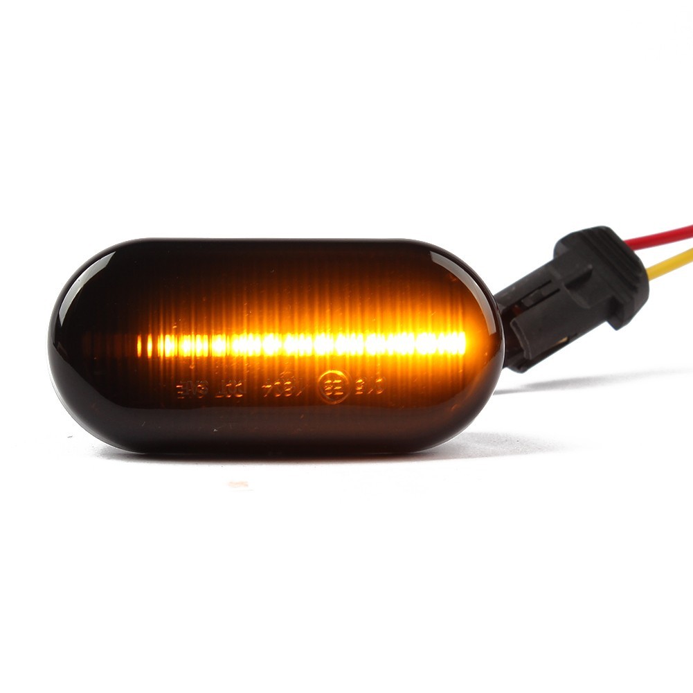 Turn Signal Light 50000hours ABS Plastic+LED Easy To Install Left&Right