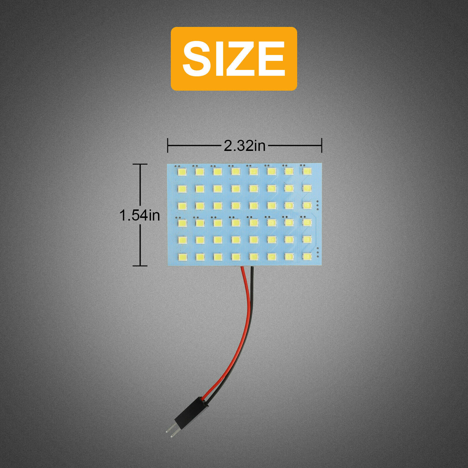Super White 48-SMD BA15S 1156 Led Panel Dome Map Interior Light Bulb Lamps US