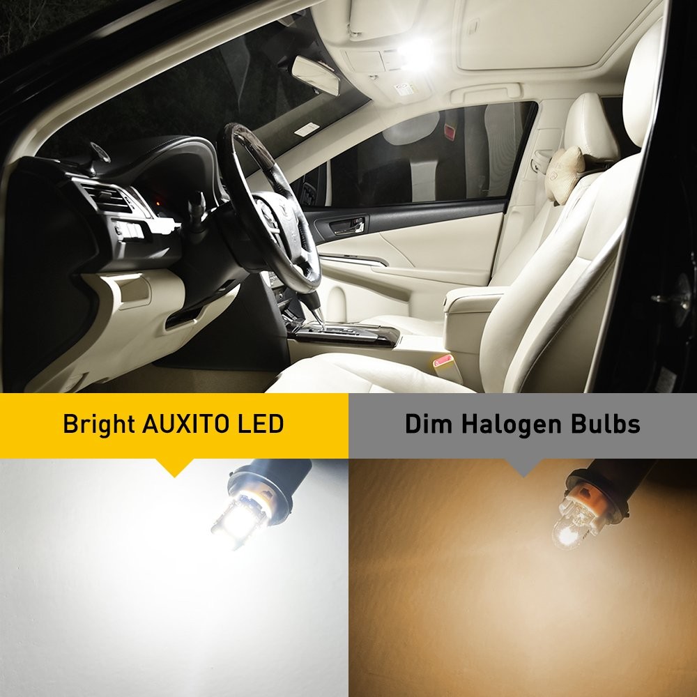 6500K T10 LED License Plate Light Bulbs 240ML Super Bright White 168 2825 194✅