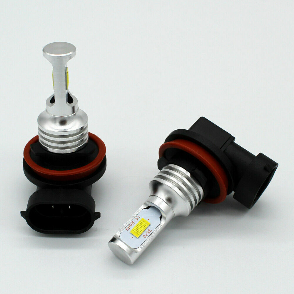 Bright H11 LED Headlight Bulbs Kit for Chevy Traverse 2009-2017 Low Beam 6000K