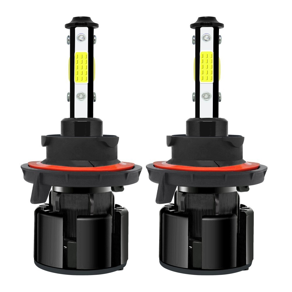 H13 9008 LED Headlight Bulbs Kit High Low Beam 6500K Super Bright White 720000LM