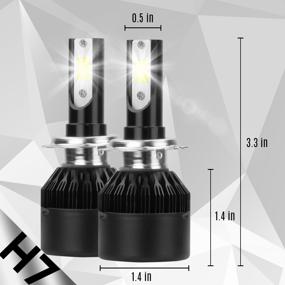 XENTEC LED HID Headlight Conversion kit H7 6000K for BMW 328d 2014-2016