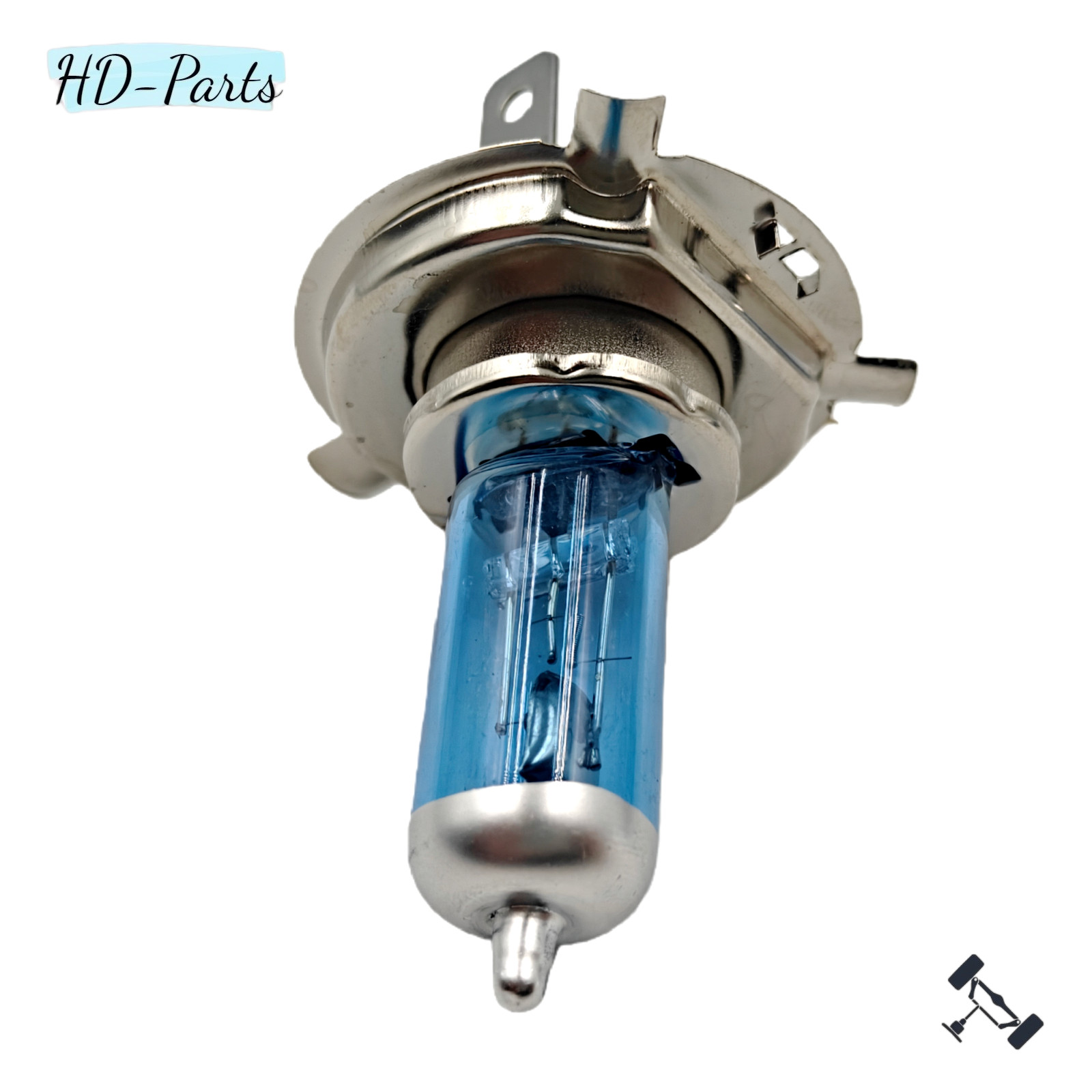 2pcs Bulbs H4 9003 Bright Halogen 100W Bulbs Headlights Lamps WITH Warm new