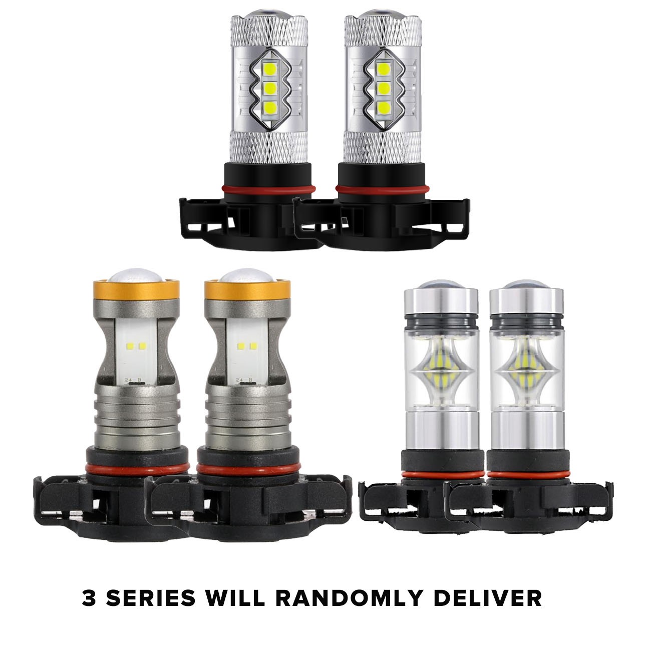 AUXBEAM For Chevy Silverado 1500 2500 2007-2015 Canbus LED Headlights +Fog Bulbs