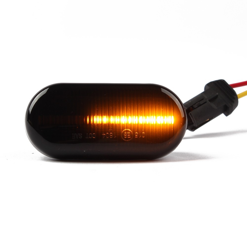 Turn Signal Light 50000hours ABS Plastic+LED Easy To Install Left&Right
