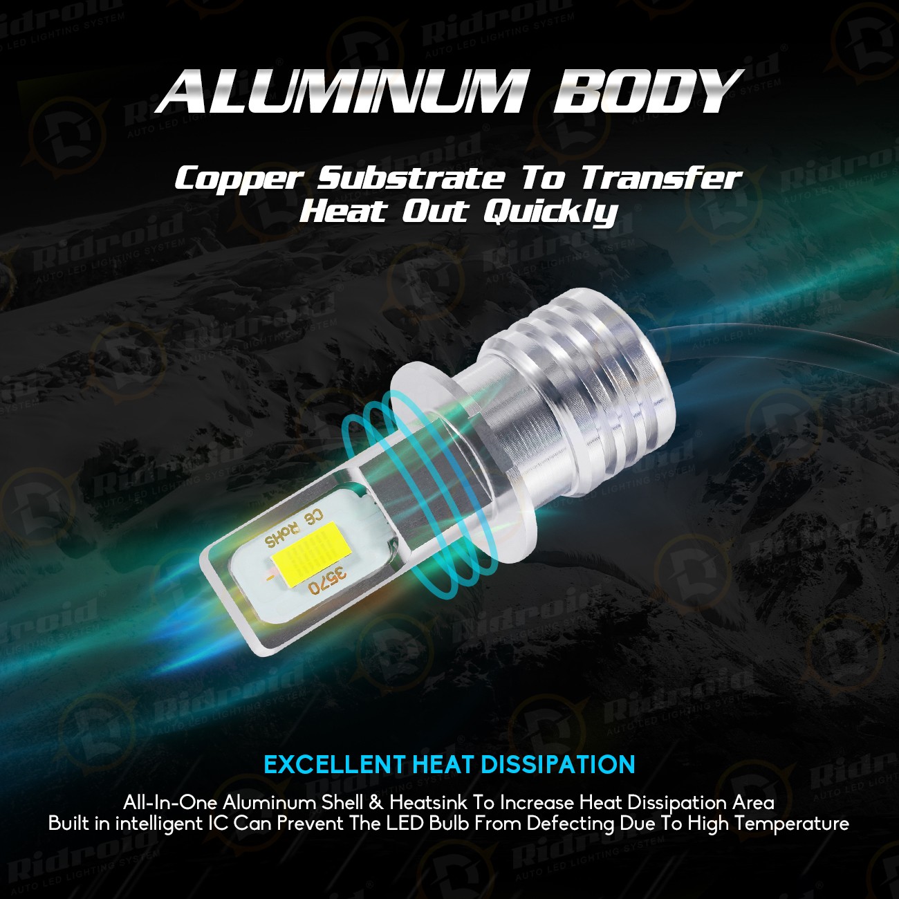 For Toyota Corolla 2001-2004 LED Headlight Hi/Lo + Fog Light 6x Bulbs Combo Kit