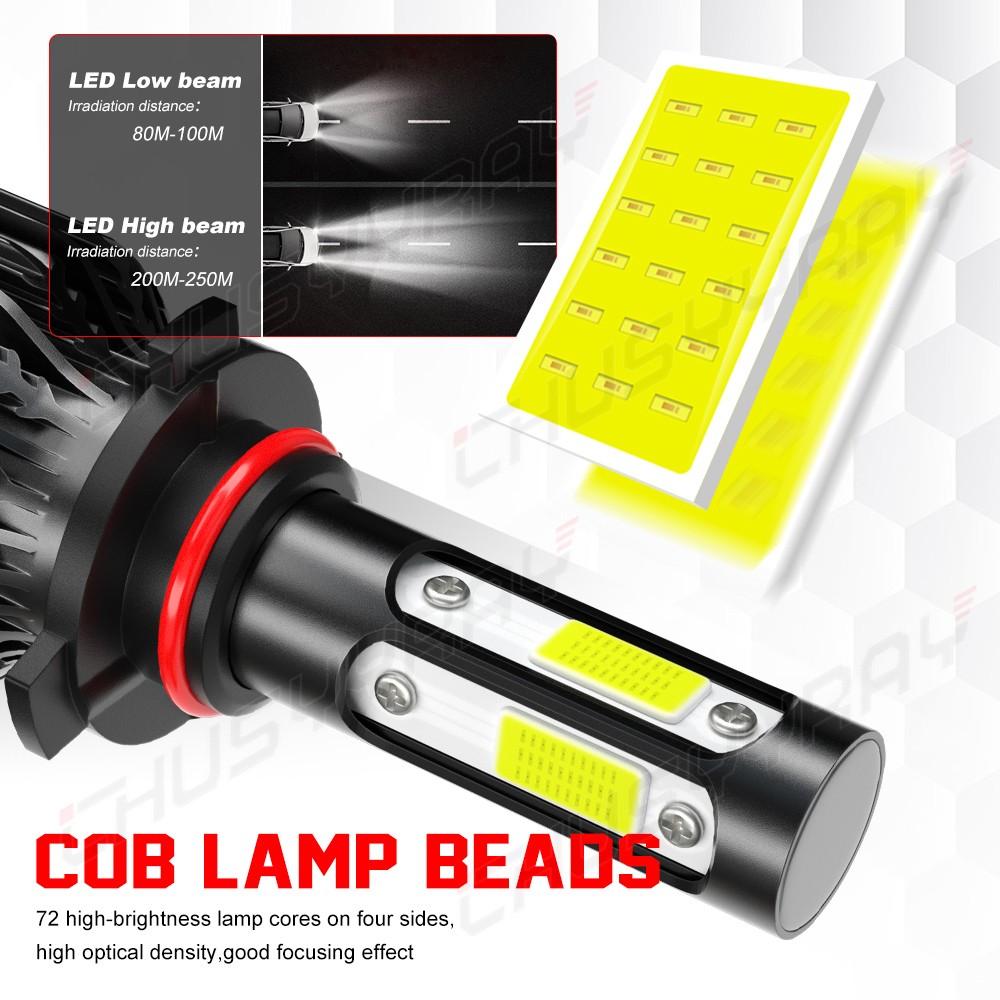 LED Headlight High Beam CSP Bulb Kit 9005 6000K White For 2009-2014 Acura TSX