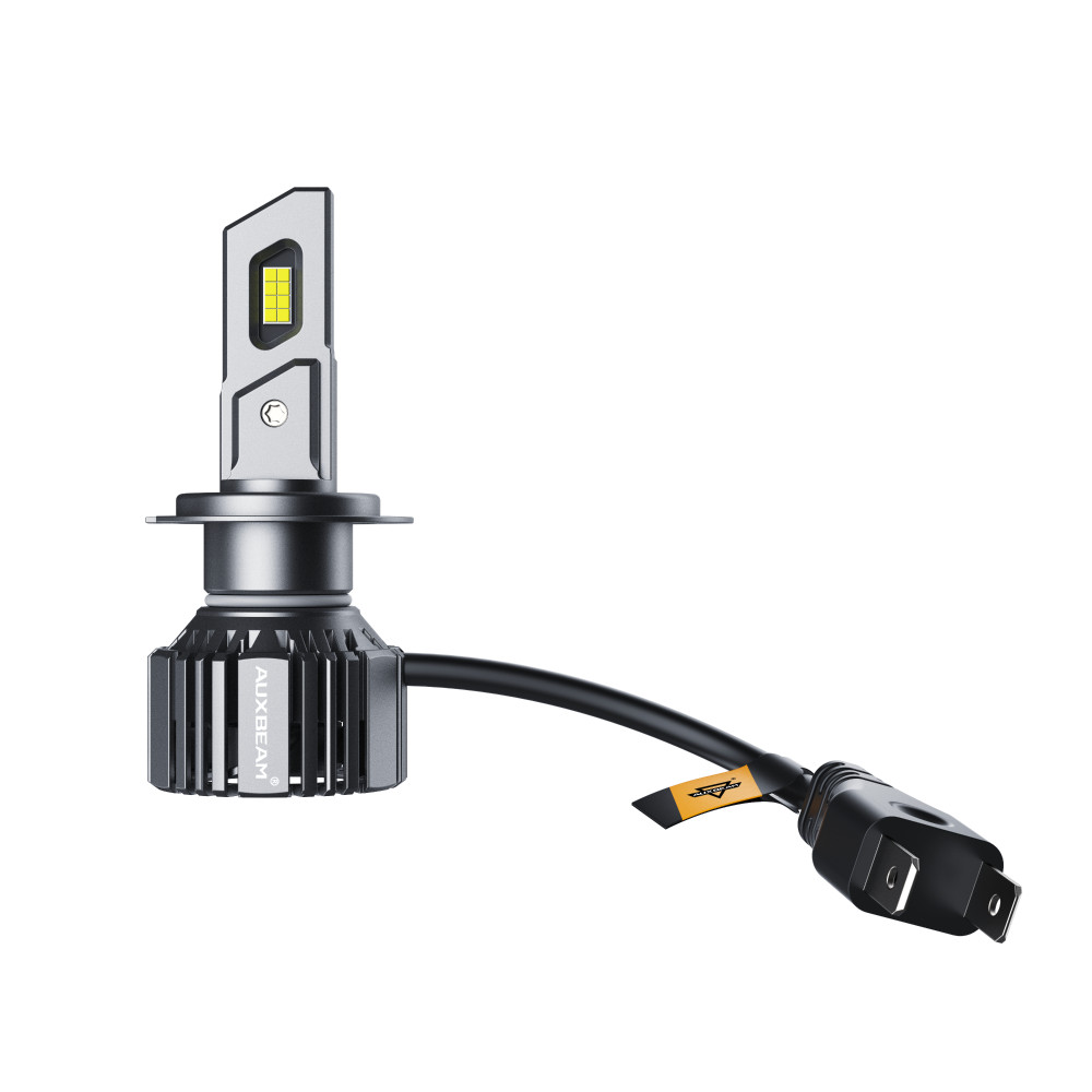 AUXBEAM H7 LED Headlight Bulb Conversion Kit High or Low Beam White 6500K CANBUS