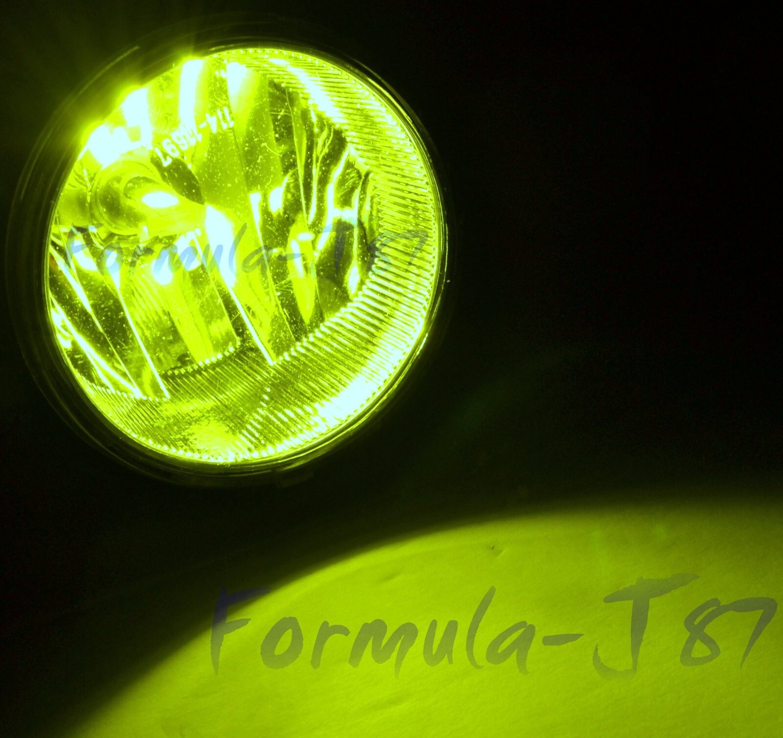 LED Kit F15 140W H11 Lime Yellow Two Bulbs Fog Light Replacement Plug Play Lamp