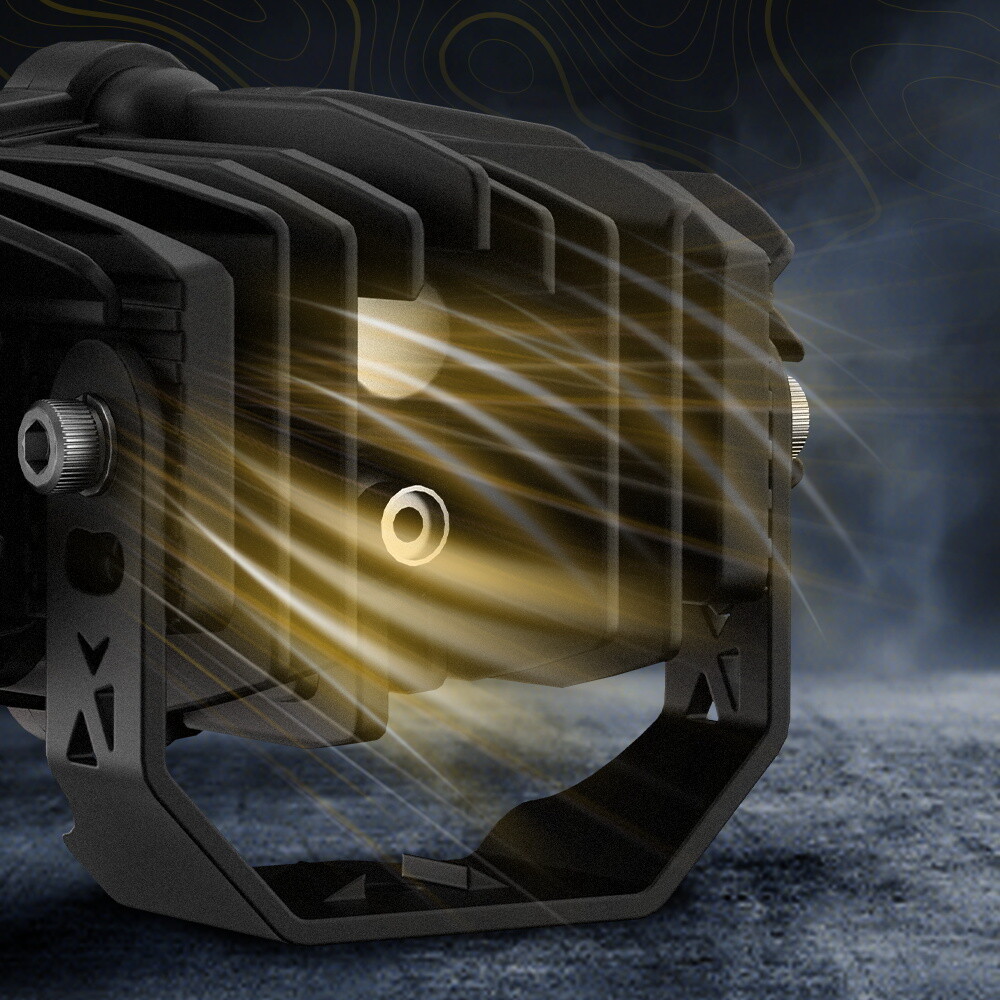 NOVSIGHT 4.5″ LED Work Lights Pod Off Road Flood Lamp Combo Beam Blub