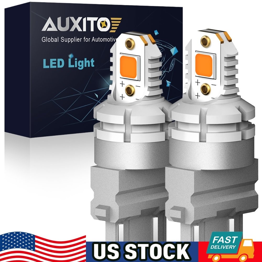 For Chevy Silverado 1500 1999-2013 LED Turn Signal Lights 3157 Amber Canbus 28W