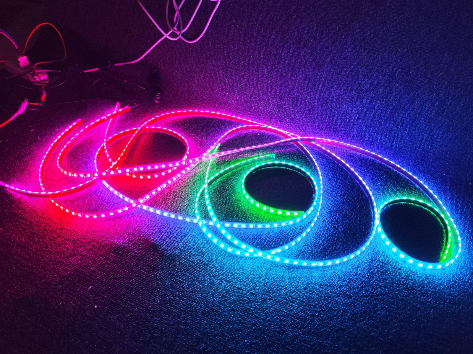 Full Tinted /Clear IP65 CHASING Dynamic Light Strip for Slingshot Bike Music APP