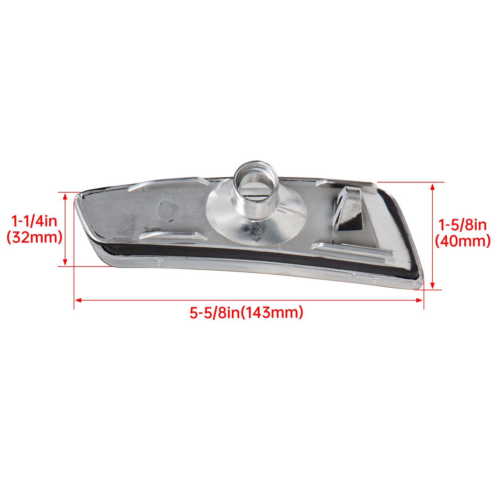 For 08-09 Pontiac G8 GT GXP Clear Front Bumper Side Markers Light Housings LH RH