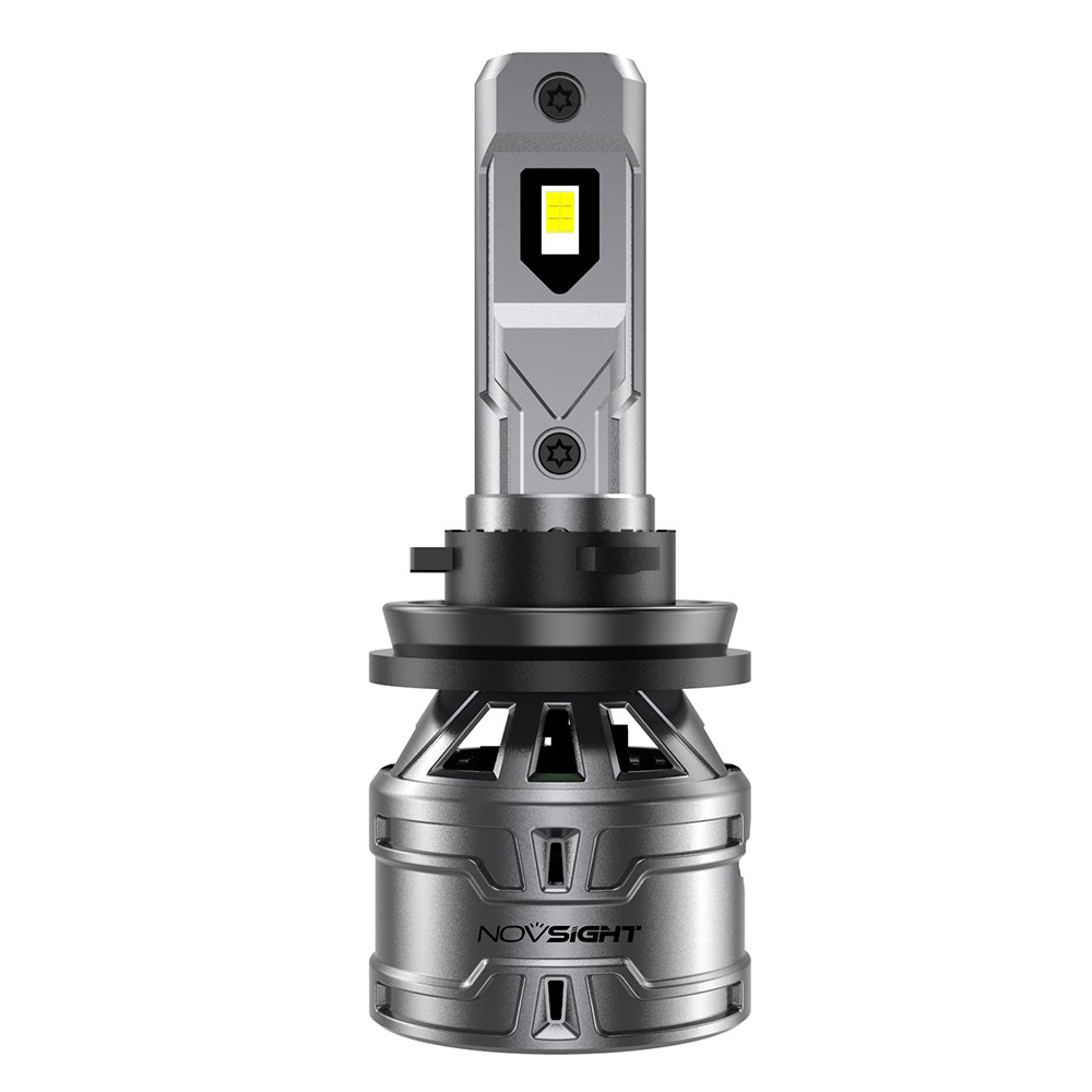 NOVSIGHT H11 H8 LED Headlight Kit Super Bright Bulbs 6500K White 130000LM Canbus