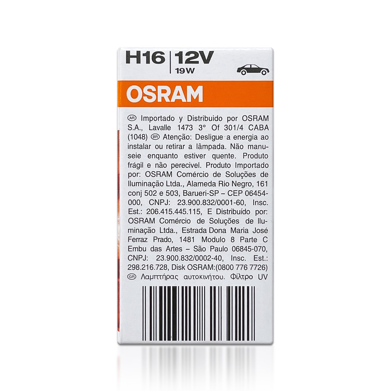 Osram H16 Original Standard OEM Headlight Halogen Bulb | 64219L+ | Pack of 1