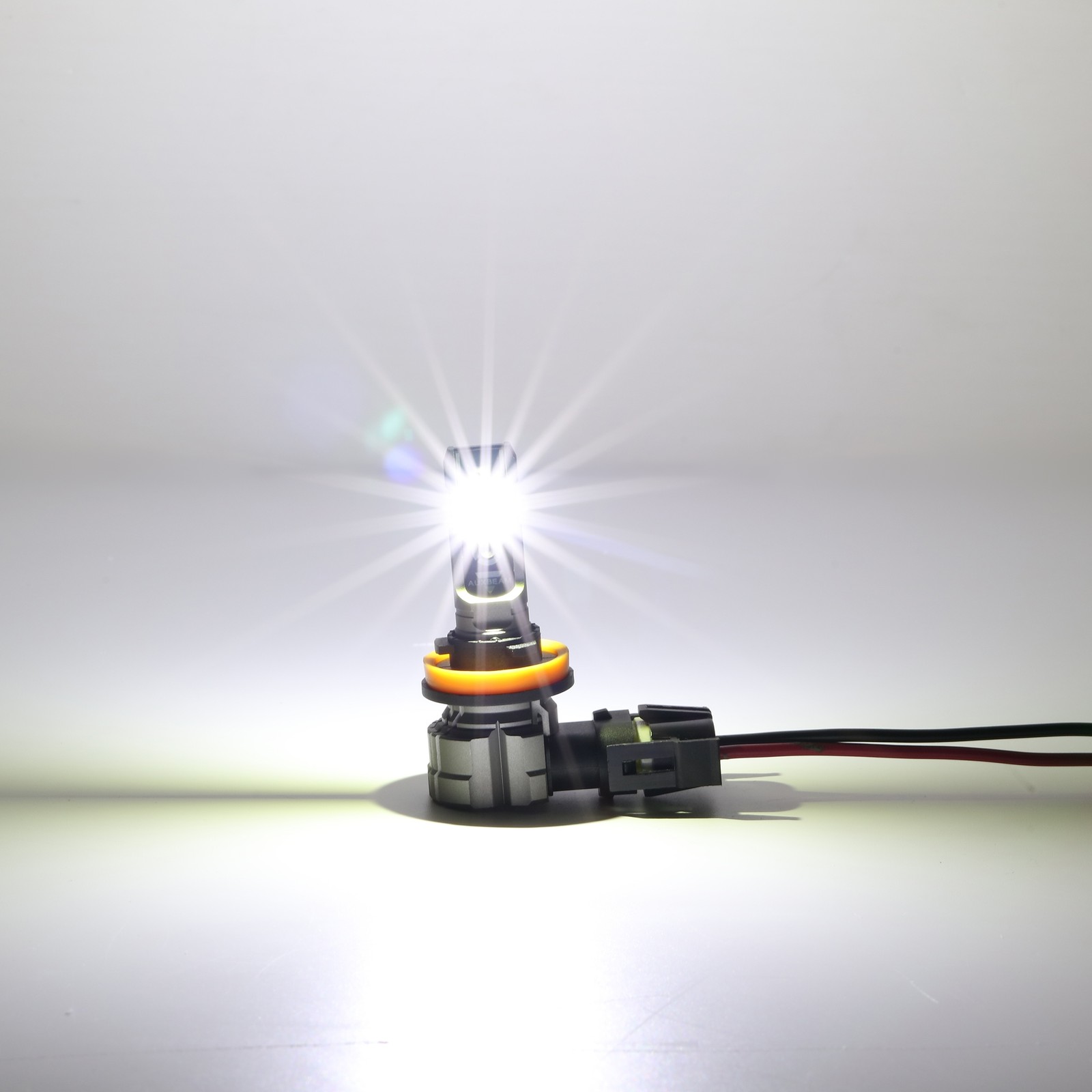 AUXBEAM H11 LED Headlight Kit Low Beam Bulbs Super Bright 6500K White 25000LM 2X