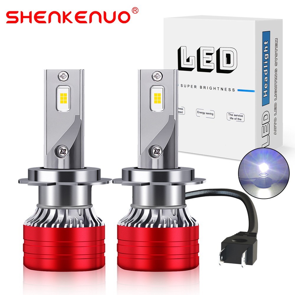 For Yamaha YZF-R6 YZF-R1 2X H7 Motorcycle 6000K LED Headlight Bulbs White